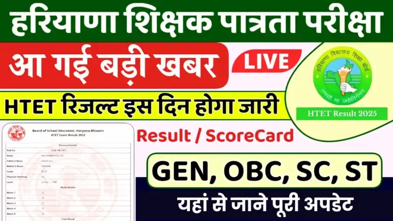 HTET Result 2025