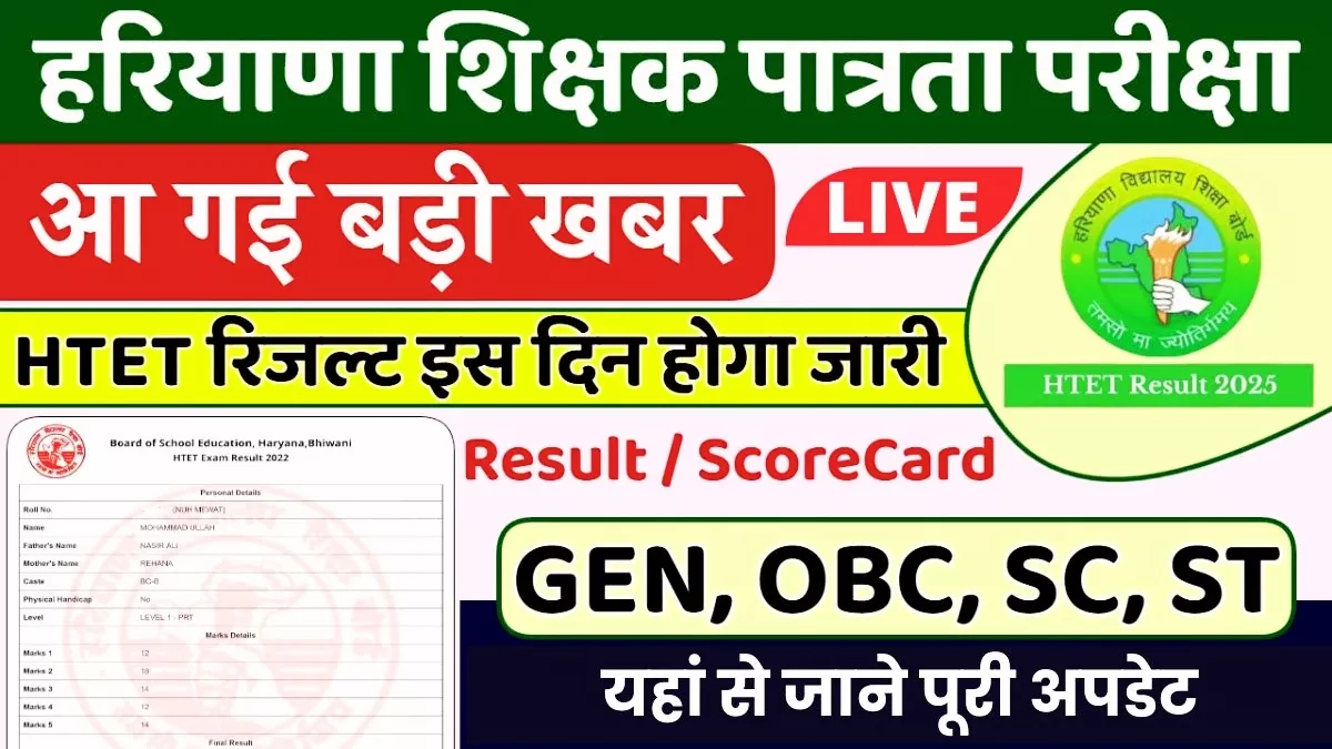 HTET Result 2025